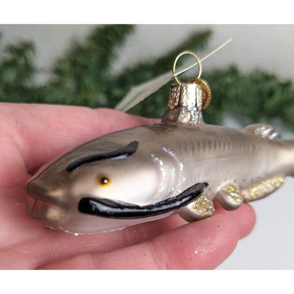 Catfish Retired Old World Christmas Ornament - Picture 2 of 6